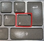 Minutenzeichen auf der Tastatur